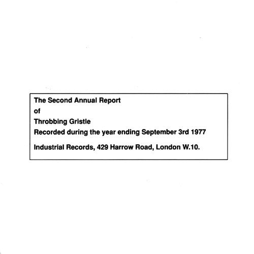 Throbbing Gristle - The Second Annual Report (CD)