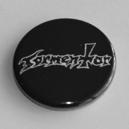 Tormentor - White Outline Logo (Badge)