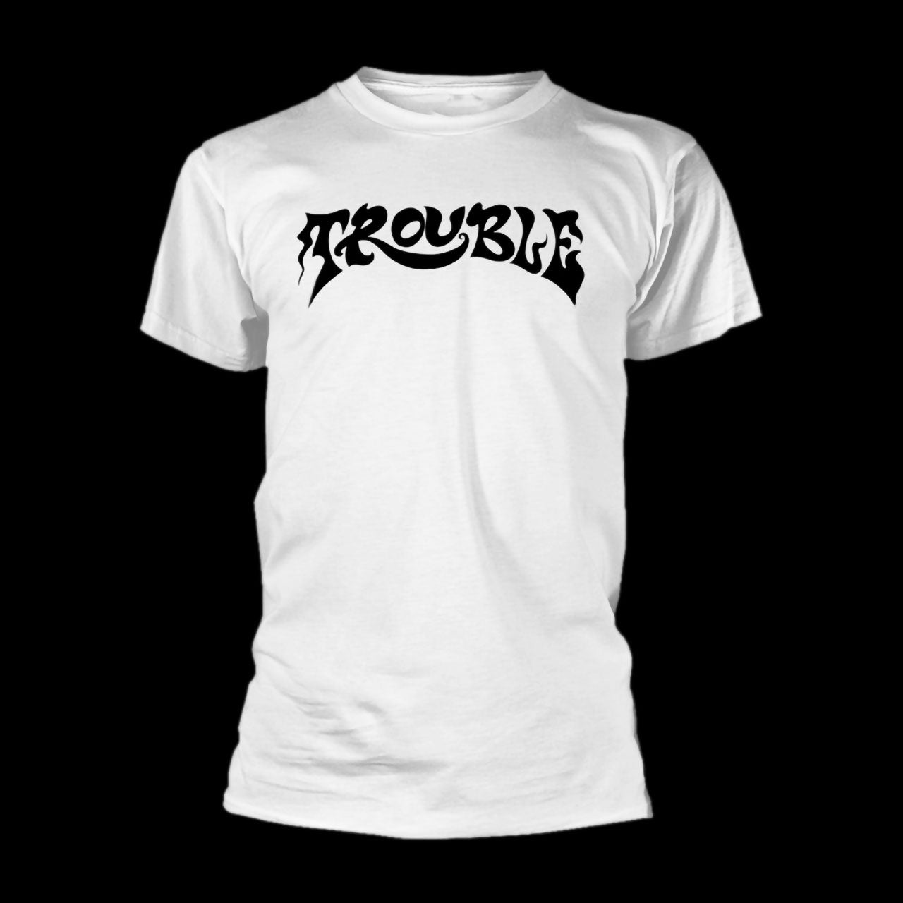 Trouble - Black New Logo (T-Shirt)