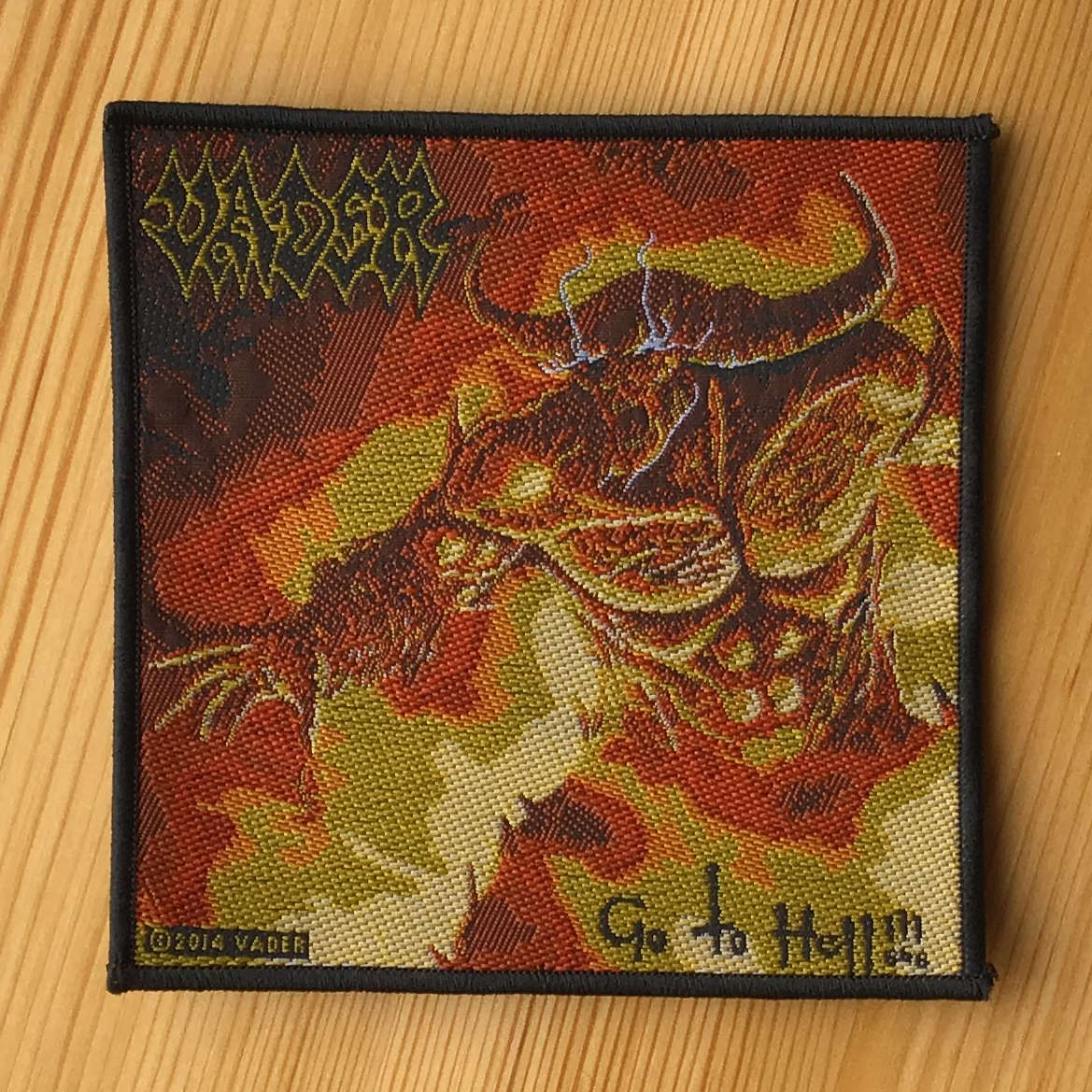 Vader - Go to Hell (Woven Patch)