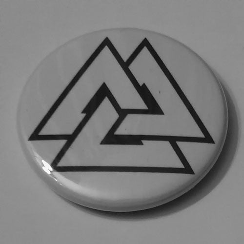 Valknut (White) (Badge)