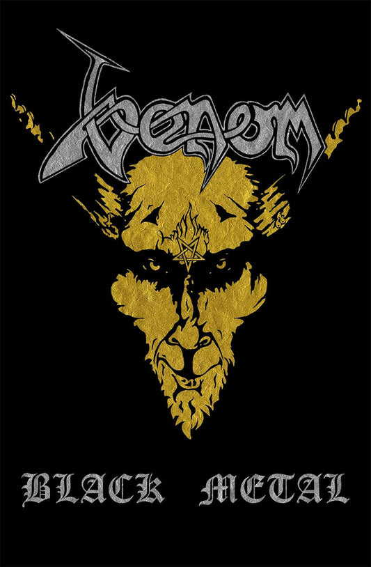 Venom - Black Metal (Gold) (Textile Poster)