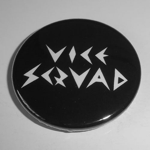 Vice Squad - White Old Logo (Badge)