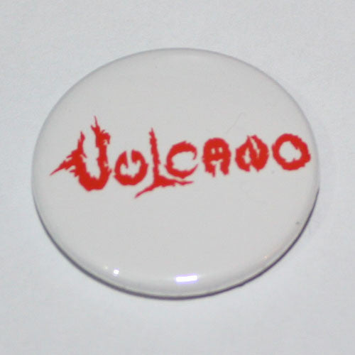 Vulcano - Red Logo (on White) (Badge)