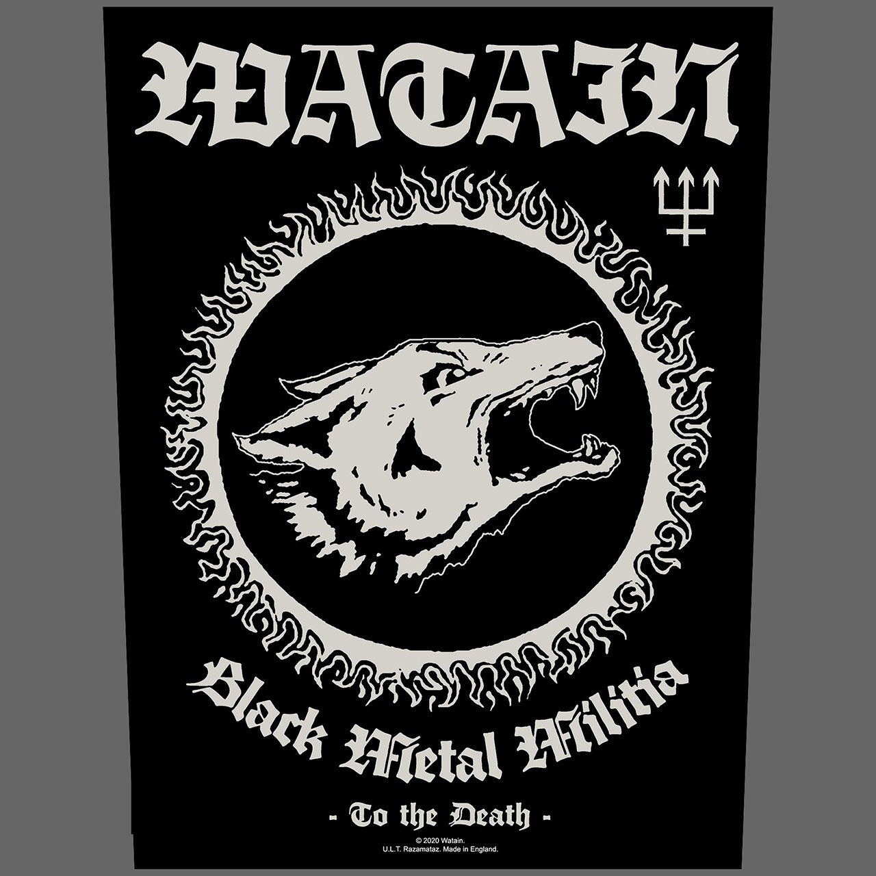 Watain - Black Metal Militia (Backpatch)