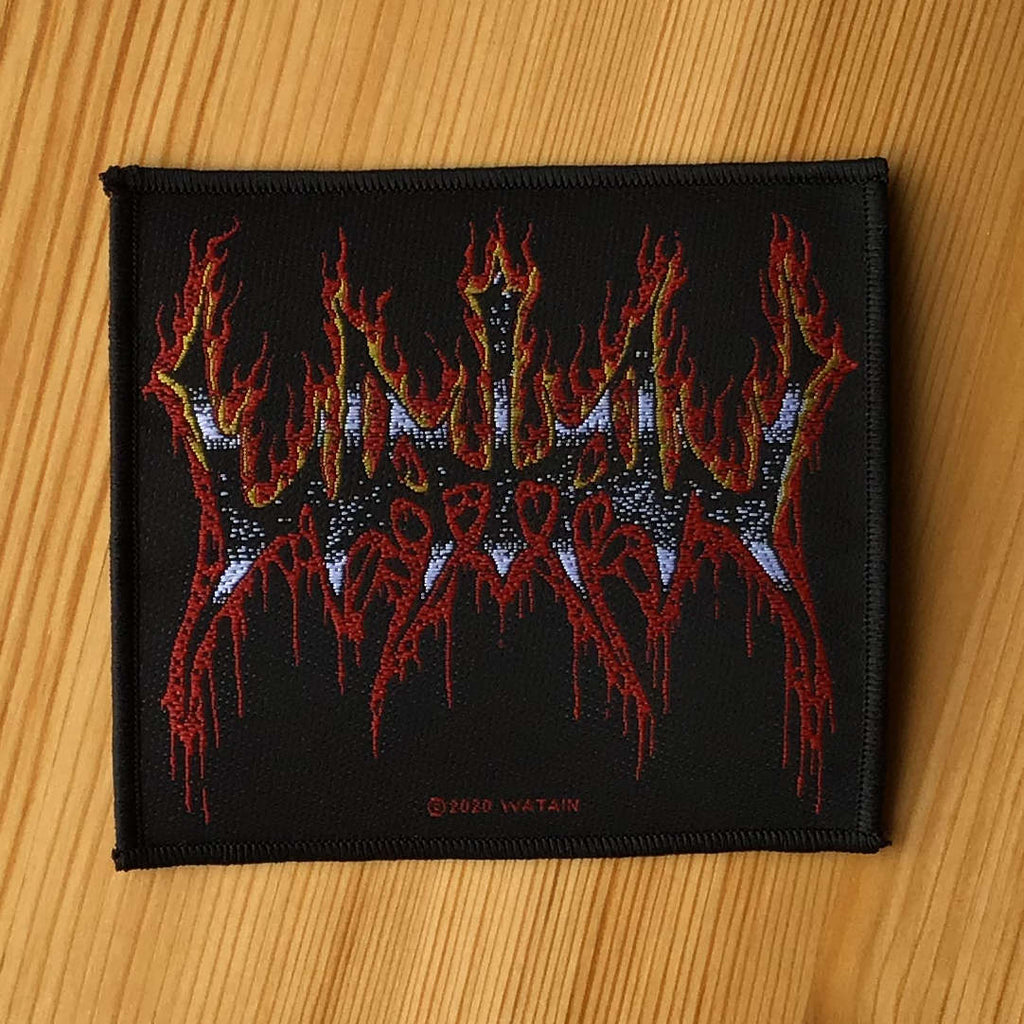 Watain - Flaming Logo (Woven Patch)