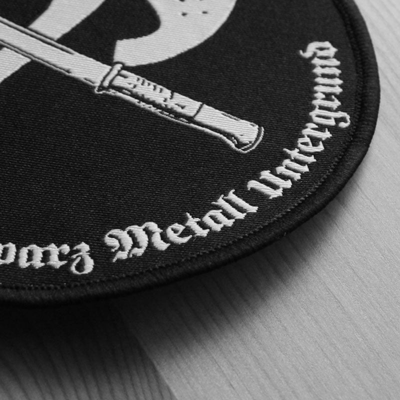 Wehrhammer - Deutscher Schwarz Metall Untergrund (Woven Patch)