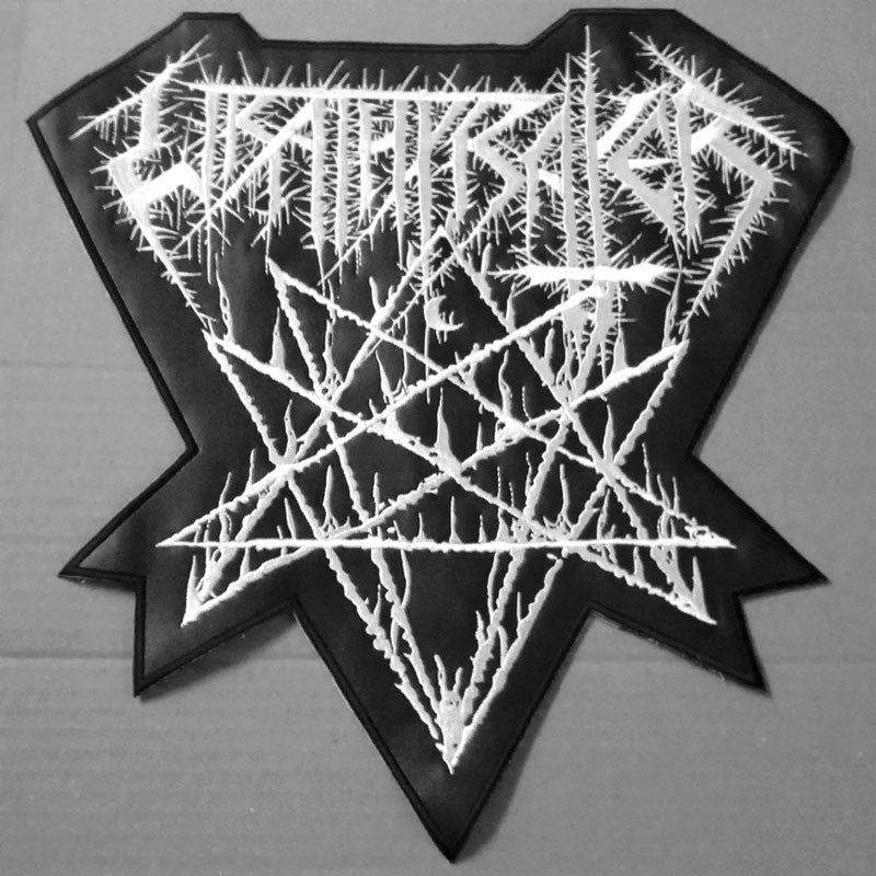 Wrathprayer - White Logo (Backpatch)