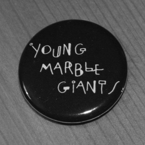 Young Marble Giants - White Logo (Badge)