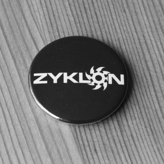Zyklon - Logo (White) (Badge)